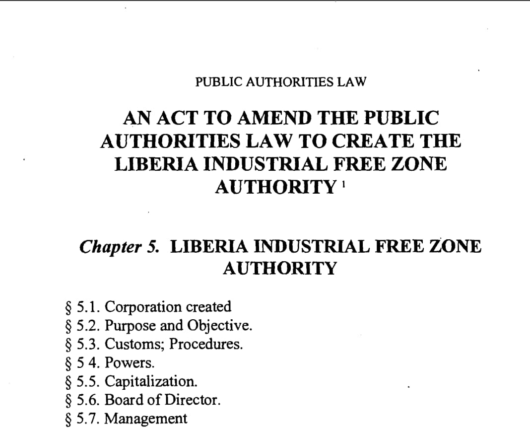 Public Authorities Law: National Port Authority